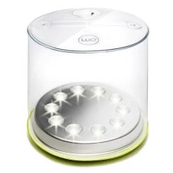 Lámpara Mpowerd Luci Outdoor 2.0 Pro Mobil Transparent Vert