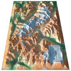 Mapa 3D 3DMAP Le Massif Du Mont-Blanc