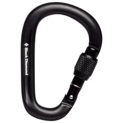 Mosquetones Black Diamond Pearlock Screwgate Black