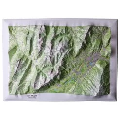 Mapa 3D Deniveles Massif Des Bauges