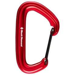 Mosquetones Black Diamond Litewire Carabiner Red