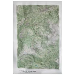 Mapa 3D Deniveles Mont Bisanne & Mont De Vores (Summer)