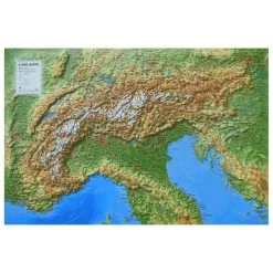 Mapa 3D 3DMAP Massif De L'arc Alpin