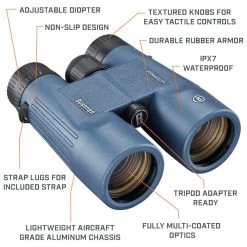 Prismáticos Bushnell H2O 8X42 Navy 18 Prismáticos Bushnell H2O 8X42 Navy -Acampar Equipos Tienda 86fcc7372ac6247d29c2553fd6885389d8f7a45d E23BUSHBIV388766 BUSH0637175 901
