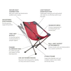 Asientos De Camping Nemo Moonlite Reclining Chair Smolder -Acampar Equipos Tienda ea5543d54b1f98d99a602fe7f170e82bcefbb2d6 E22NEMOBIV218160 NEMO0600683 13