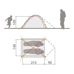 Tienda Vaude Campo Compact 2P Terracotta -Acampar Equipos Tienda fa0a20e7eb8a6abd03dc6882c56347e25a6c6f3a E22VAUDBIV204275 VAUD0523976 1